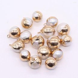 Pendant Necklaces Natural Freshwater Pearl Pendants Elegant Real Pearls Irregular Round Ball Charms For DIY Jewelry Making Necklace Earrings