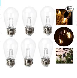 S14 Edison bulb E27 large screw ST45 bulb 1W warm retro led tungsten filament bulb Decorative bulbs