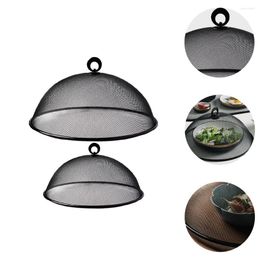 Plates 2 Pcs Cover Dish Protection Outdoor Tents Dishes Storage Home Kitchen Iron Insect-proof Screen