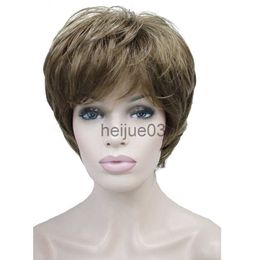 Synthetic Wigs StrongBeauty Women's Wigs Natural Fluffy Ash Blonde Short Straight Hair Synthetic Full Wig 7 Colour x0715