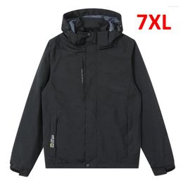 Men's Jackets 2023 Windbreaker Waterproof Jacket Coat Men Spring Autumn Travel Male Fashion Outdoor Outerwear Plus Size 6XL 7XL