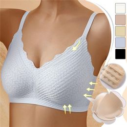 Yoga Outfit Summer Seamless Push Up Bra For Women Brassiere Sexy Underwear Wirefree Bralette Female Lingerie Intimate Deep V Bras Ropa Mujer