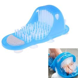 Plastic Bath Shower Foot Brush Scrubber Bath Shoe Feet Massage Slippers Brush Scrub Exfoliating Feet Spa Shower Remove Dead Skin171R