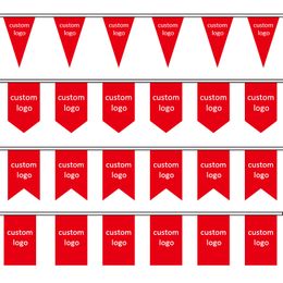 Banner Flags xvggdg Custom 14*21cm/20*30cm string flags any your design any flags for bar and party decoration 230714