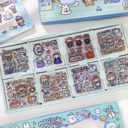 Kids Toy Stickers Magical Storybook Series Diy Decoration Scrapbooking Stick Label Diary Album Stationery Sticker Accessories Office Supple 230714