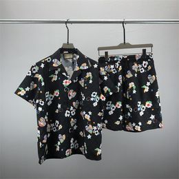 2Men Designer Shirts Summer Shoort Sleeve Casual Shirts Fashion Loose Polos Beach Style Breathable Tshirts Tees ClothingQ265