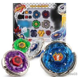 4D Beyblades Metal Spinning BSets 4D 4 Gyro Fight Master Spinning Top String Launcher Grip Kids Toys Christmas Gifts R230715