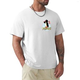 Men's Polos Pingu Logo T-Shirt Custom T Shirts Design Your Own Plus Size Tops For Men Pack