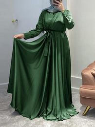Pants Elegant Clubbing Long Dress Muslim Fashion Maxi Dress Zanzea Women Full Sleeve Dresses Casual Belted Party Robe Abaya Kaftan