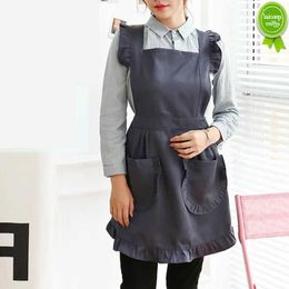 New Fashion Waiter Apron Cafe Florist Shop Women kitchen apron Apron Pleated Skirt Cooking Restaurant BBQ Aprons kitchen accessories