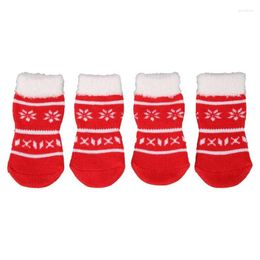 Dog Apparel Socks Puppy Christmas Non Slip For Golden Retriever