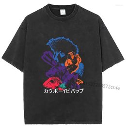 Men's T Shirts Bebop 2023 Men Women T-Shirt Anime Shirt Harajuku Funny Print Clothes Hip Hop Tops Tees Summer