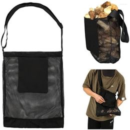 Storage Bags Mushroom Hunting Bag Hands-free Picking Collapsible Fruit Gathering Harvesting Bushcraft Pouch