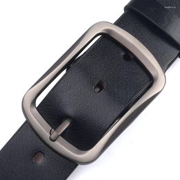 Belts Male Belt High Quality Leather Men Classic Vintage Style Strap Luxury Pin Buckle Waistband For Jeans