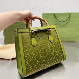 7A quality Designer Bamboo Handbags Bag Crossbody Shoulder Women Luxurys Designers Bags Leather purses Vintage Cross Body Purses 20cm 27cm