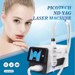 Picosecond Laser Machine Pico laser Tattoo Removal Black Doll Carbon Laser Skin Whitening Acne Scar Age Spots Freckles Removal Beauty Skin Care Device ND Yag