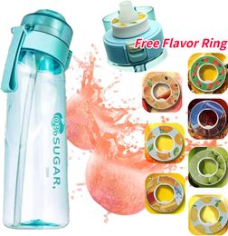 Water Bottles Fruit Flavoured Bottle Air Scented Cup 0 Sugar Calories Home Sports Fitness Special 650ml Large Capacity 230715