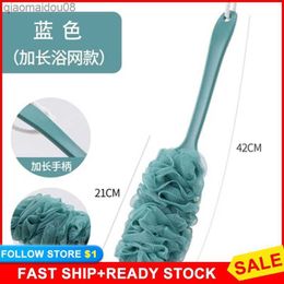 1-10PCS Long Handle Bath Brush Bath Ball Scrub Back Scrub Bath Brush Soft Multi Foam Bath Bathroom Hung With Bath Brush L230704