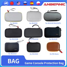 Portable Game Players Anbernic RG505 RG353M RG353P RG353V Bag Waterproof Protection Case for Retro Game Console Portable Handheld Game Player Shell 230714