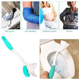 Other Household Cleaning Tools Accessories Bottom Buddy Wiping Aid Long Reach Comfort Wipe Assist For Toileting Helper Wand Butt Wiper Cleaner Elderly 230714