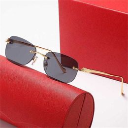 Brand Sunglasses new Leopard head personality trend sports box men's and women's fashion versatile flat glassesKajia New