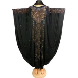 Ethnic Clothing African Dresses For Women Diamonds Traditional Dashiki Boubou Robe Africaine Femme Long Africa Maxi Dress Clothes193E