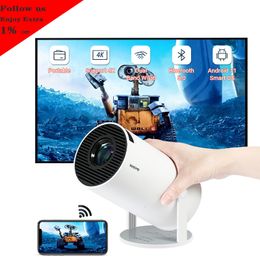 Projectors WEMI Mini Projector 4K Android 1101080P 720 P 200ANSI Dual Wifi Portable BT50 Home Outdoor Cinema Projection Angle Adjustable 230727
