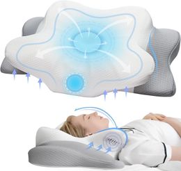 Pillow Odor free orthodontic pillow for neck and shoulder pain Memory foam neck pillow Ergonomic sleep Cervical pillow 230715