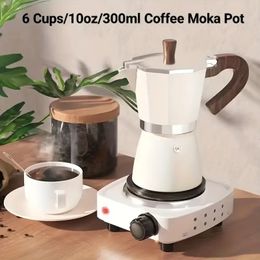 1pc, Stovetop Espresso Maker, Coffeemaker, Moka Pot, Classic Cafe Percolator Maker, Reusable Coffee Maker, Creative Washable Coffee Pot, Hand-made Coffee Maker