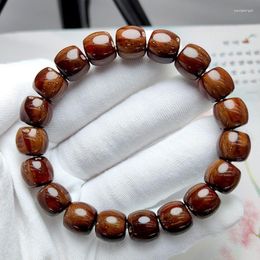 Strand Natural Treasure Seeking Mouse Purple Golden Bodhi Hand Chain Super Grade Bracelet For Men's Plate Playing Buddha Beads