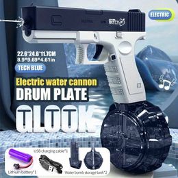 Gun Toys Electric Water Gun High-Quality Rechargeable Kids Toy With Large Capacity For Summer Games And Fun 230714