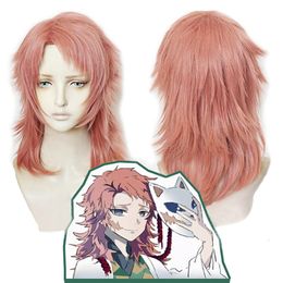 Demon Slayer Kimetsu no Yaiba Sabito Cosplay Wigs205u