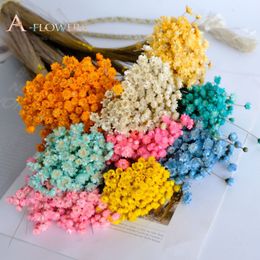 Dried Flowers 50 pieces of natural dried flowers small stars daisies aesthetic garden home decoration dried small chamomile bouquet wedding decoration 230714