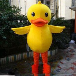 High quality Big yellow duck costume Fancy dress Adult Size Suits - mascot Customizable2853