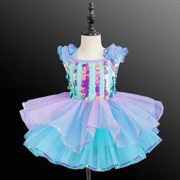 Stage Wear Kids Toddler Ballerina Ballet TUTU Luxury Dress Children Swan Lake Dance Costumes Clothing Teen Girls Ballroom Outfits