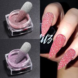 Nail Glitter Reflective Flash Temperature Changing Powder Sugar Sand Effect Chrome Disco Diamond Pigment Sequins Decora LEWBF 230714