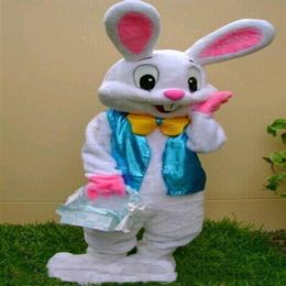 2018 Factory PROFESSIONAL EASTER BUNNY MASCOT COSTUME Bugs Rabbit Hare Adult Fancy Dress Cartoon Suit290j