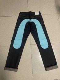 Men's Jeans Y2K Jeans Mens Hip Hop Retro Personalised Print Washed Baggy Denim Pants Hip Hop Gothic Straight Casual Wide Leg Trouser 230714