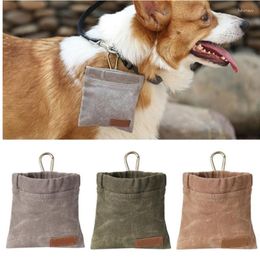 Dog Car Seat Covers Portable Outdoor Pet Dogs Treat Pouch Training Bags Snack Food Container Reward Waist Bag B03E