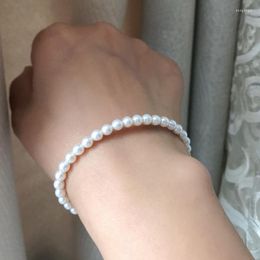 Strand Baby Pearl Bracelet Round Shape Quality Addjustable Length For Women Girl Fashion Jewelry Elegant Classic