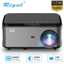 Other Electronics Other Accessories Rigal RD828 RD828W Full HD 1080P Projector Android WIFI Projetor Native 1920 x Beamer 3D Home Theater Video Cinema 230715