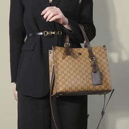 Evening Bags High Capacity Tote Handbags for Office Women Trends PVC Shopper Shoulder Shopping Bag