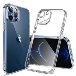 1.5MM High Clear Soft TPU Shockproof Crystal Transparent For iPhone 15 Pro Max 14 Plus 13 12 11 8 Plus Samsung S23 Ultra A13 A23 A33 A53 A73 A14 A24 A54 A34 A04