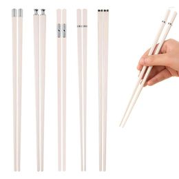 Chopsticks Reusable For Adults 5-Pair Fibreglass Non-slip Korean Japanese Chinese Dishwasher Safe