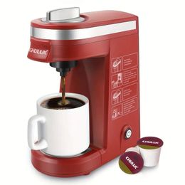 1pc, CHULUX Coffee Maker Machine, Single Cup Pod Coffee Brewer With Quick Brew Technology, Coffee Maker Machine, Coffee Tools, Coffee Accessories