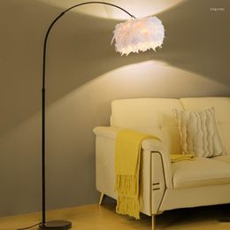 Floor Lamps Nordic Remote Lamp Control Height Adjustable LED Living Room House Wohnzimmer Stehlampe Decoration