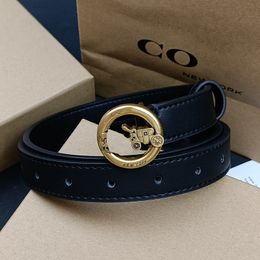 designer belt belts for women Fashion Smooth Buckle Belt Pure Colour Belt Mens Thin Belt 2.5cm Genuine Leather High Quality Multiple Colours Casual Trendy nice