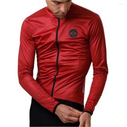 Racing Jackets Cycling Men Bike Climber Coat Long Sleeve Ultralight Thin Wind And Rain Bicycle Road Clothing Chaleco Ciclismo