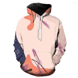 Men's Hoodies Abstract Plant Leaves Men's Unisex Funny 3D Printed Teens Tops Fashion Pullover Cool Hip Hop 2023 Long Sleeve