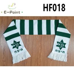 Banner Flags 145*18 cm Size Retro MHFC Scarf for Fans Double-faced Knitted HF018 230714